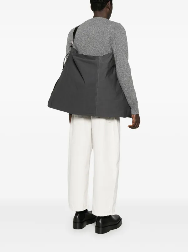 LEMAIRE Flag Hobo Bag | Grey | FARFETCH