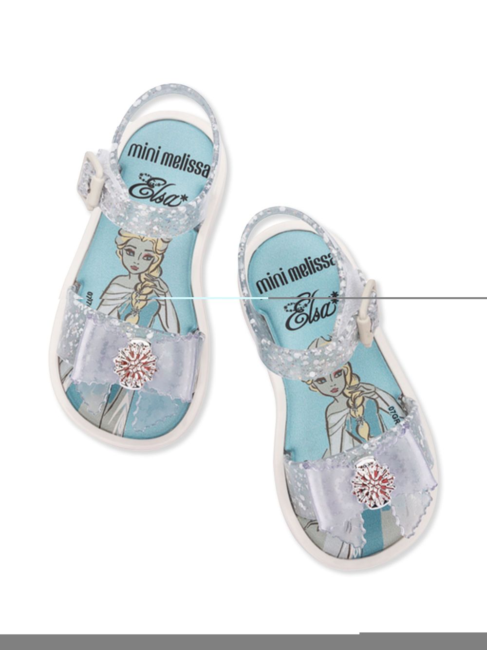 Mini Melissa Mar sandals White