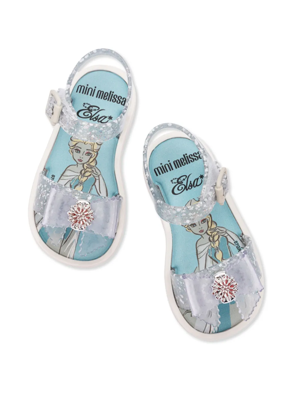 Mini Melissa Mar sandalen Wit