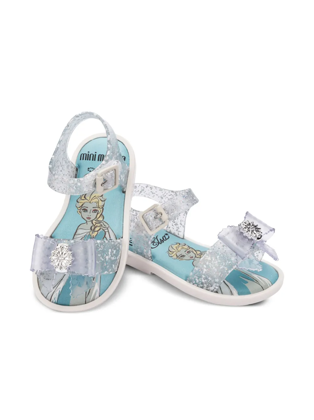 Mini Melissa Mar sandalen Wit