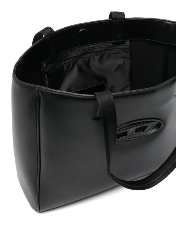 DIESEL　トートバッグ　HOLI-D　ブラック Women's Holi-D-Tote bag in bonded technical fabric | Black | Diesel