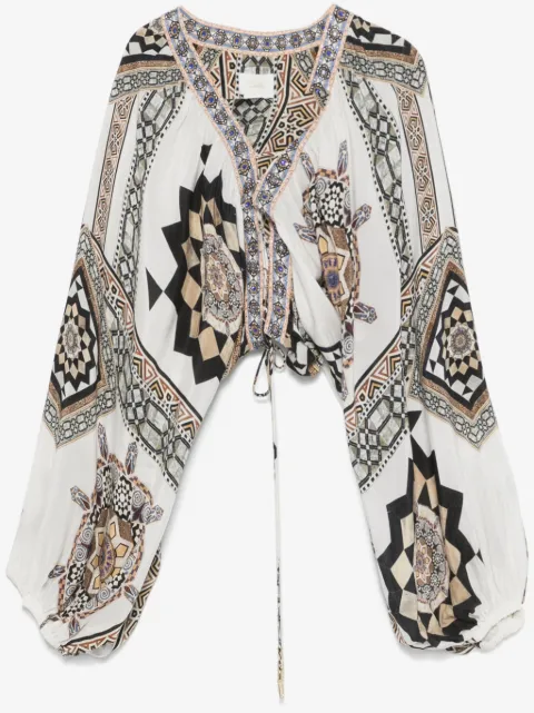Camilla blouse Tile Style