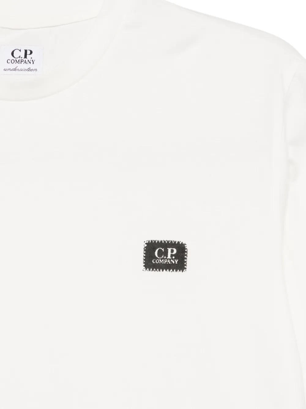 C.P. Company Kids T-shirt met logoprint Wit