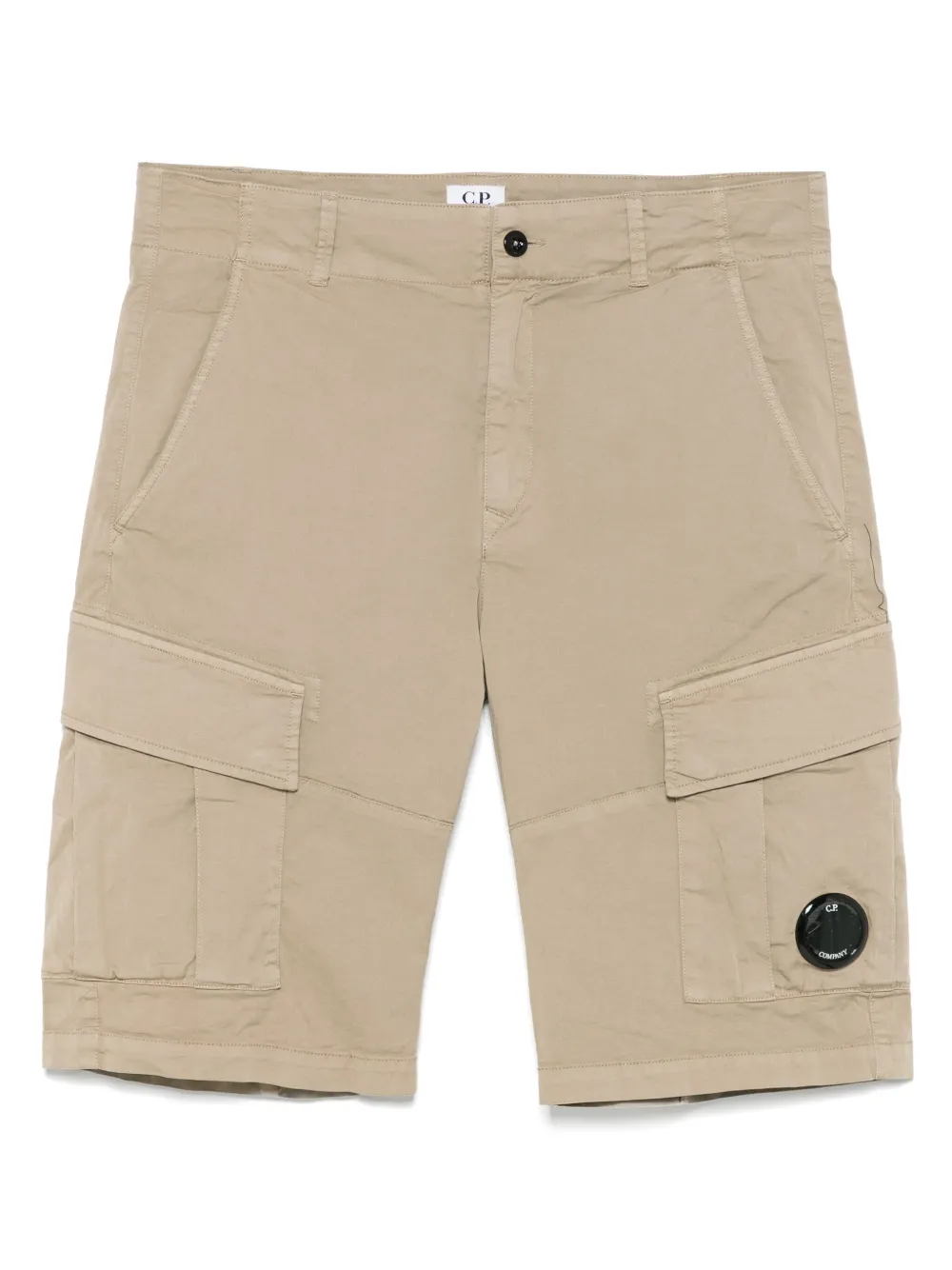 C.P. Company Kids Shorts met Lens-detail Beige