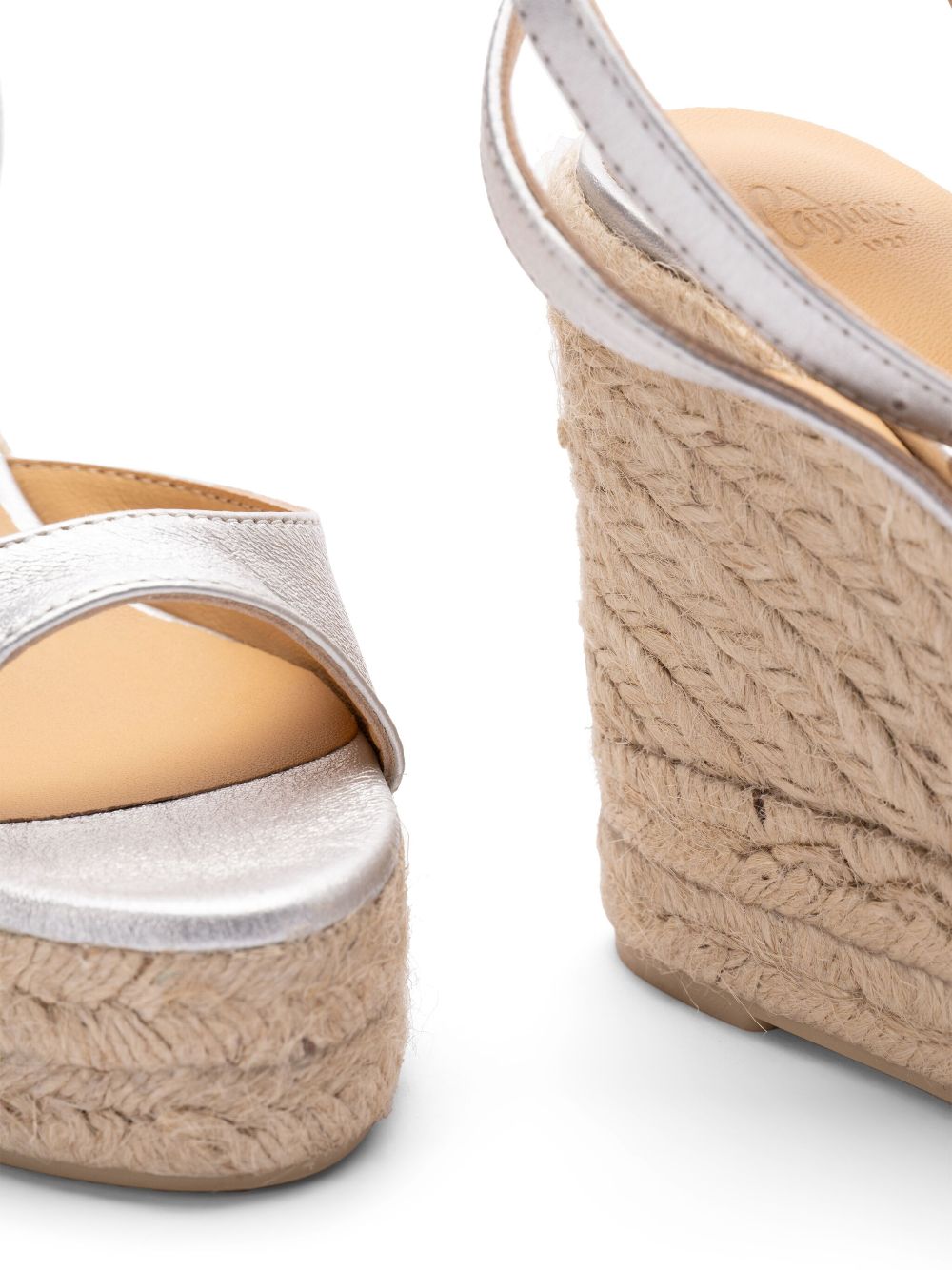 Castañer Blair espadrilles Zilver