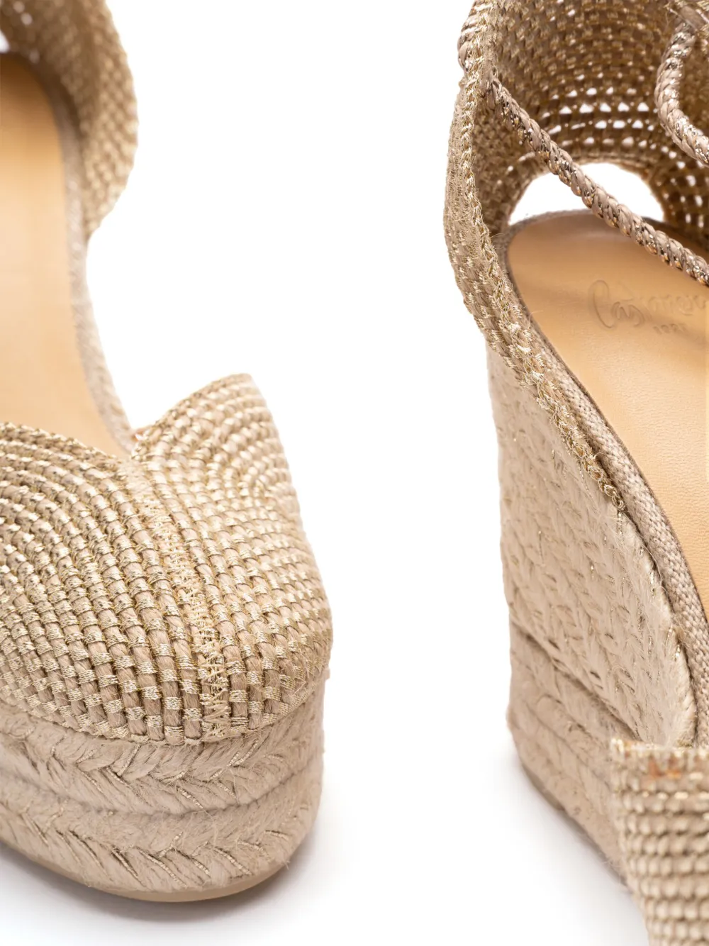 Castañer Cora pumps Gold