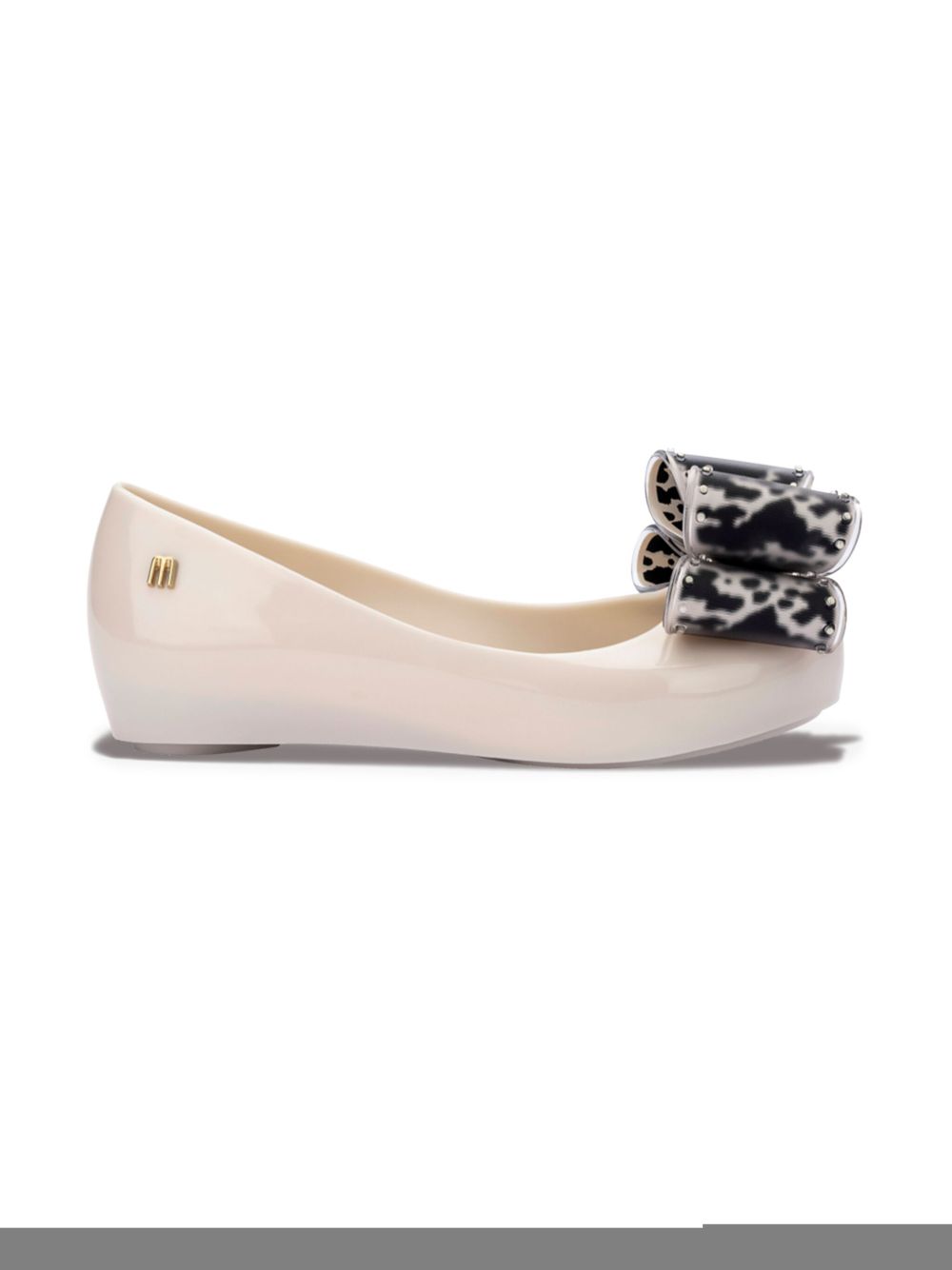 Mini Melissa Ultragirl Classic Bow ballerina's - Beige