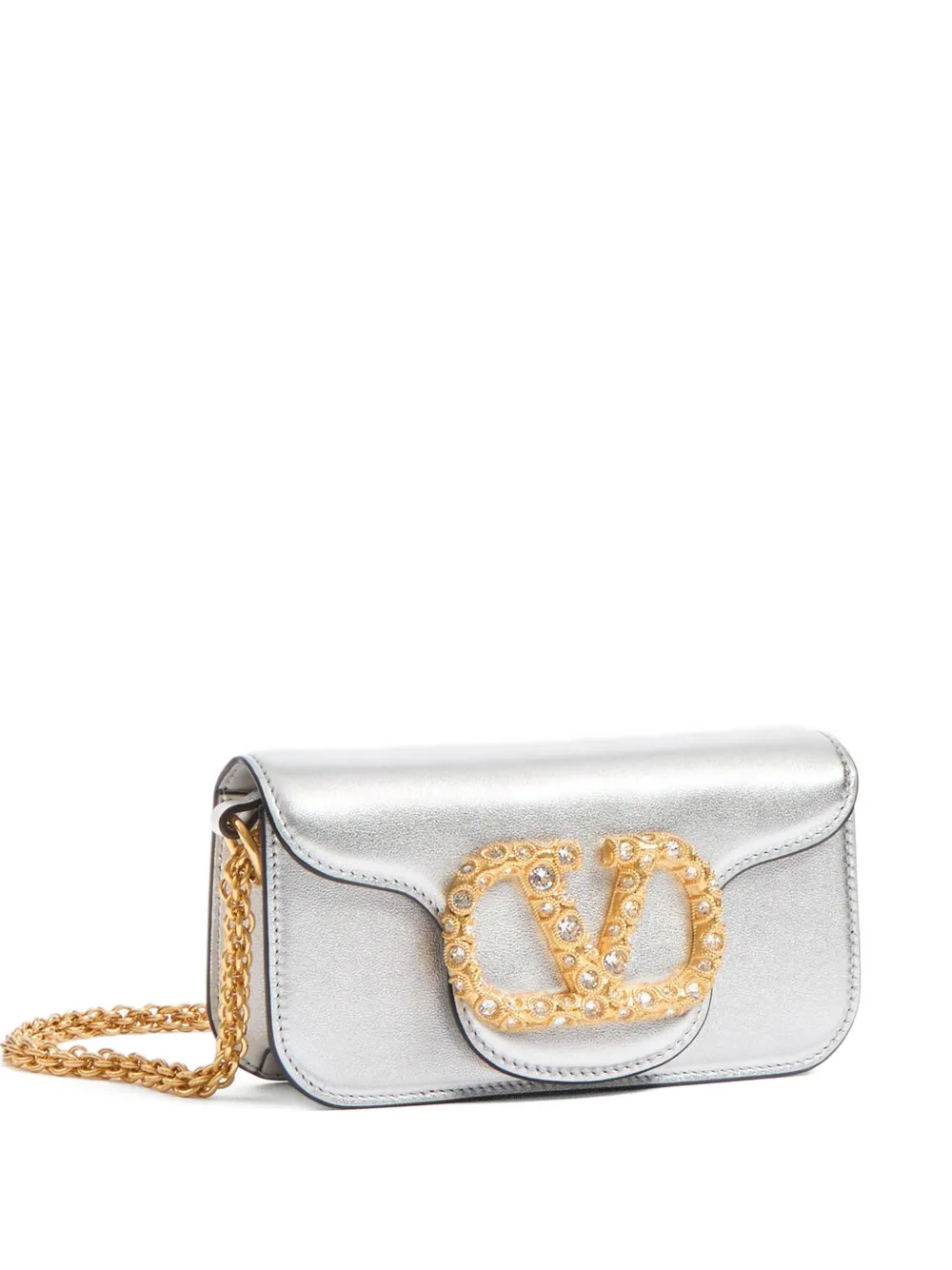 Valentino Garavani small Loco tote bag | Silver | Image 1