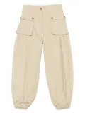 MAX&Co. Kids gathered-detail trousers - Neutrals