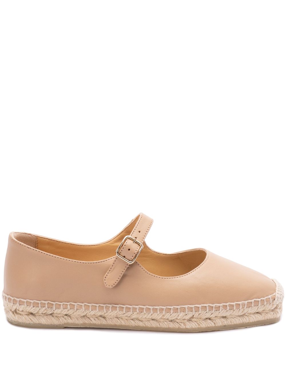 Castañer leather ballerina shoes Neutrals