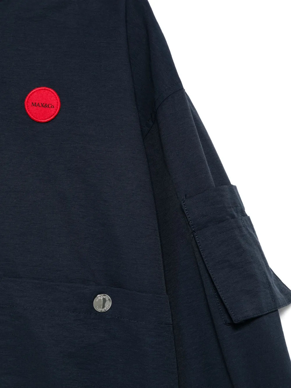 MAX&Co. Kids Bomberjack met logopatch Blauw