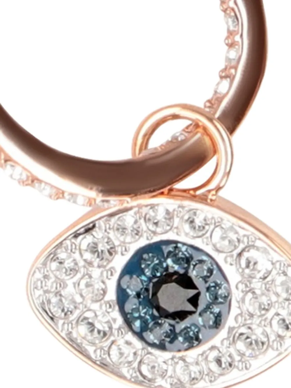 Swarovski Evil Eye hoop earrings - Roze
