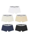 Calvin Klein Kids logo-waistband boxers (pack of five) - White