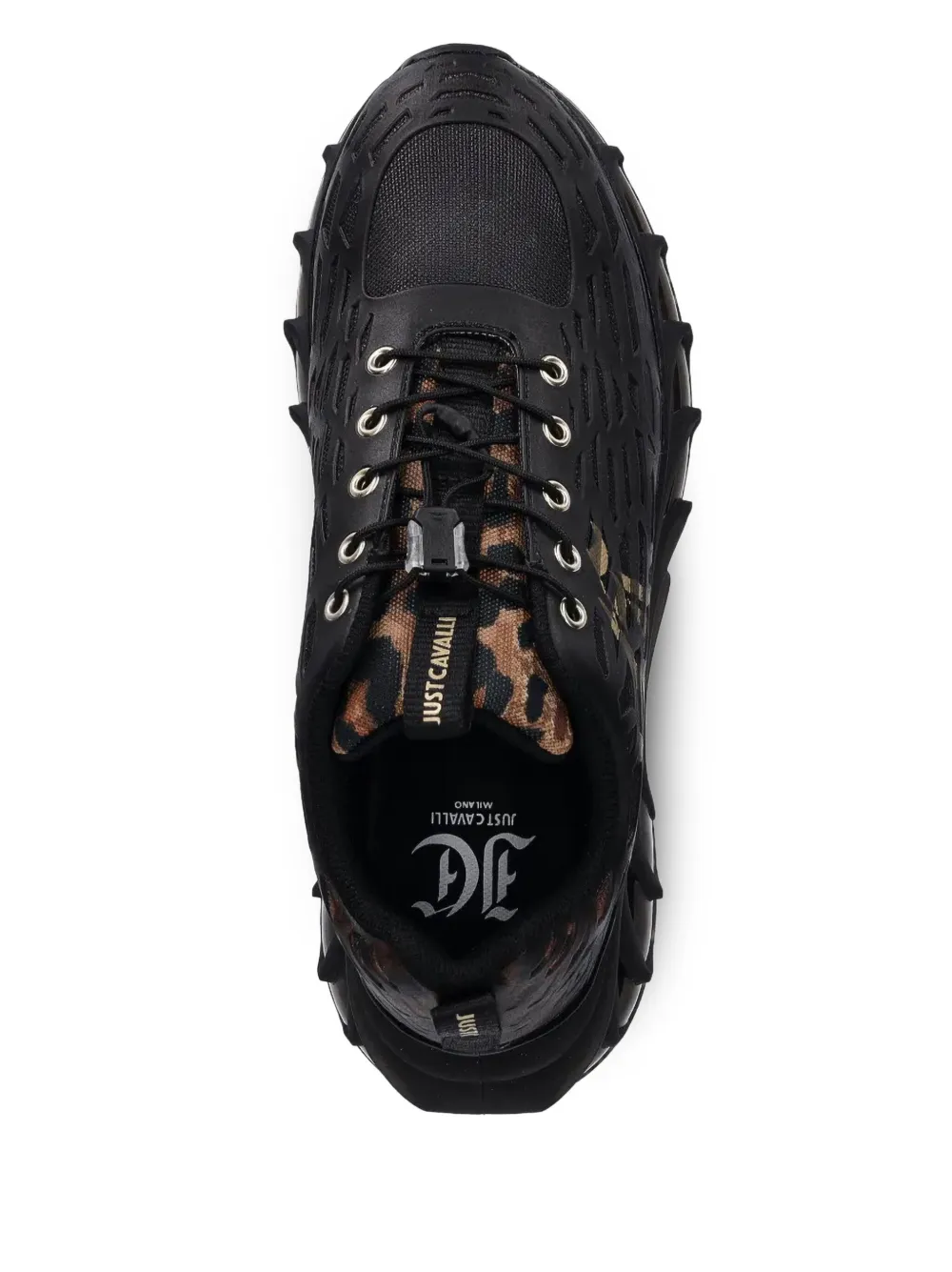 Just Cavalli leopard-print sneakers Black