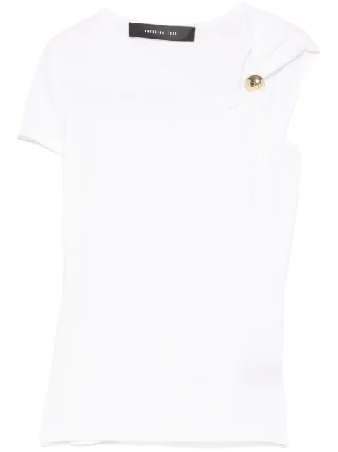 Federica Tosi jewel-detail T-shirt