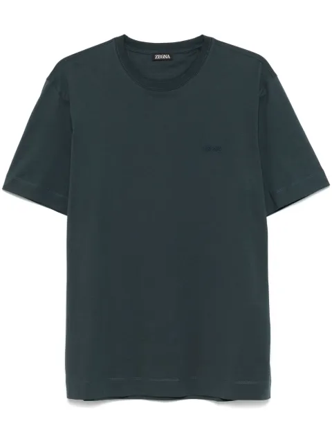 Zegna playera con logo bordado
