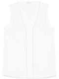 Peserico V-neck top - White