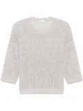 Peserico sequin-embellished sweater - Grey