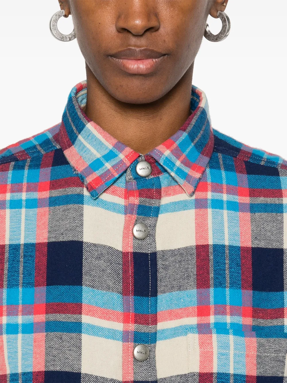 Mainless Flannel Shirt In Blue