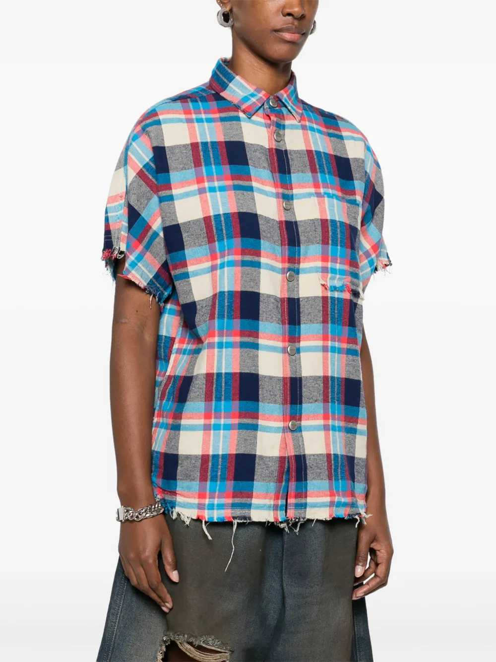 Mainless Flannel Shirt In Blue