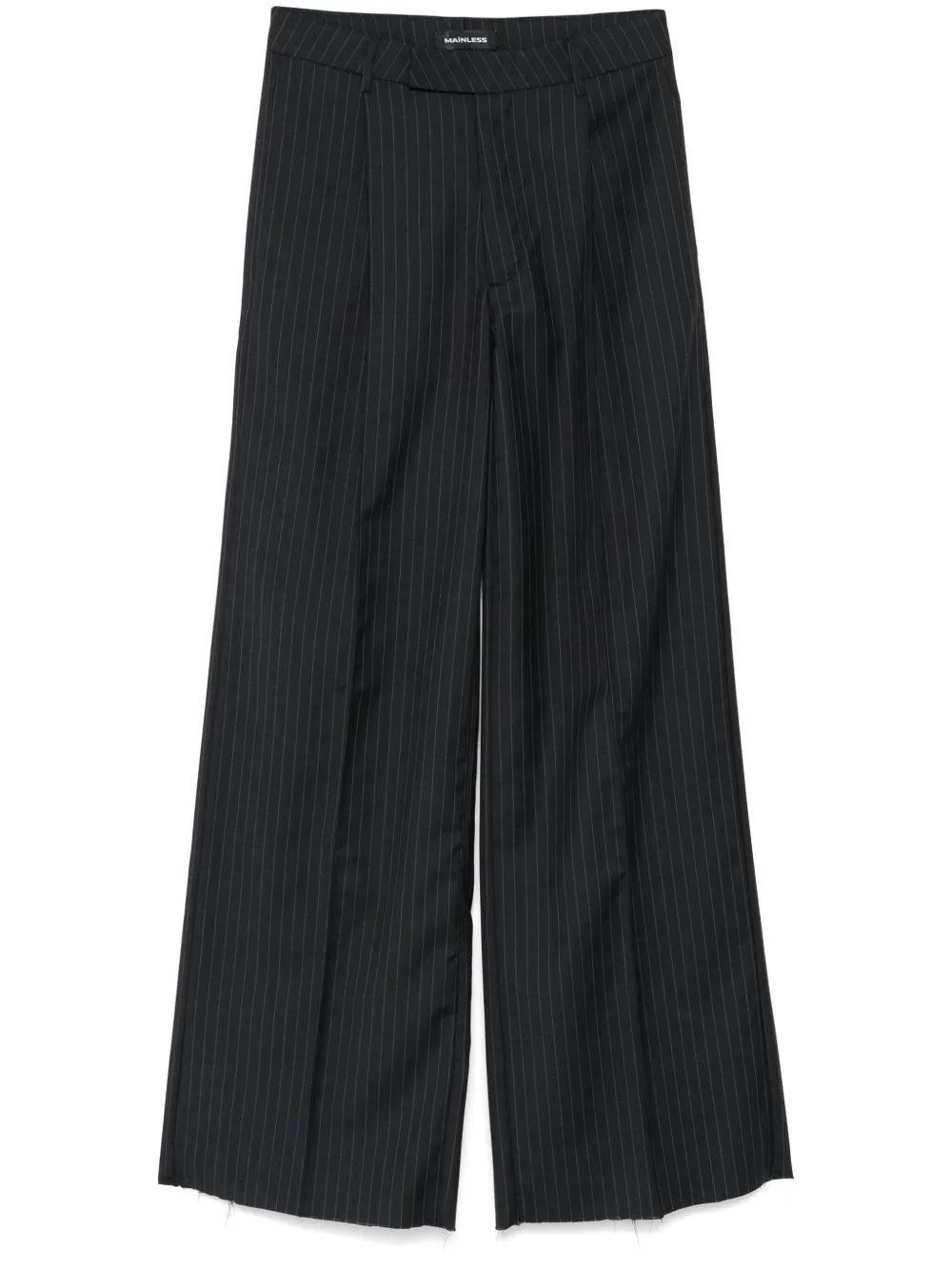 pinstripe trousers