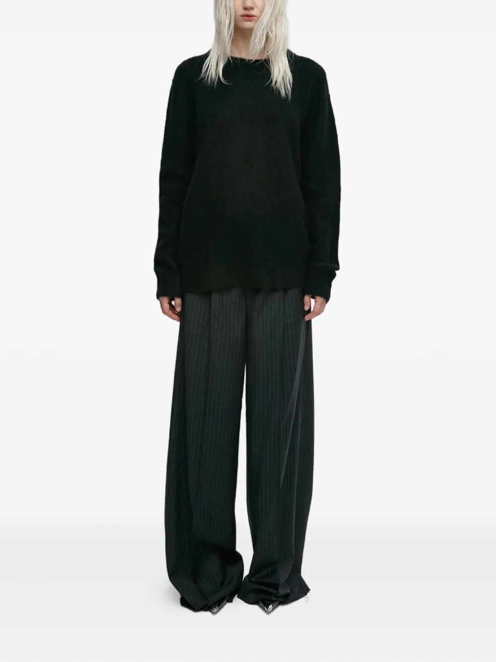 Mainless pinstripe trousers | Slacks | Image 2
