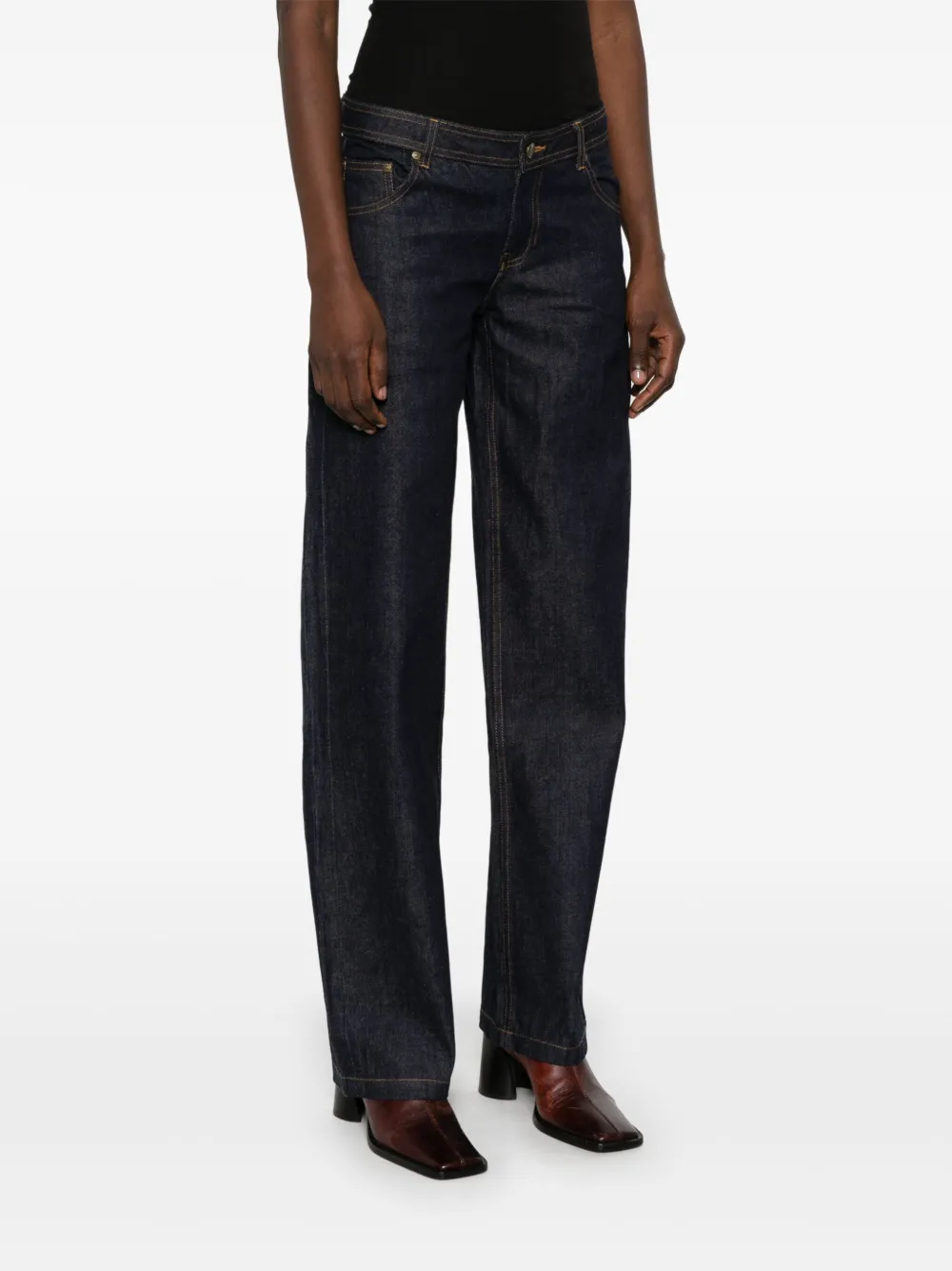 Mainless Low waist jeans Blauw