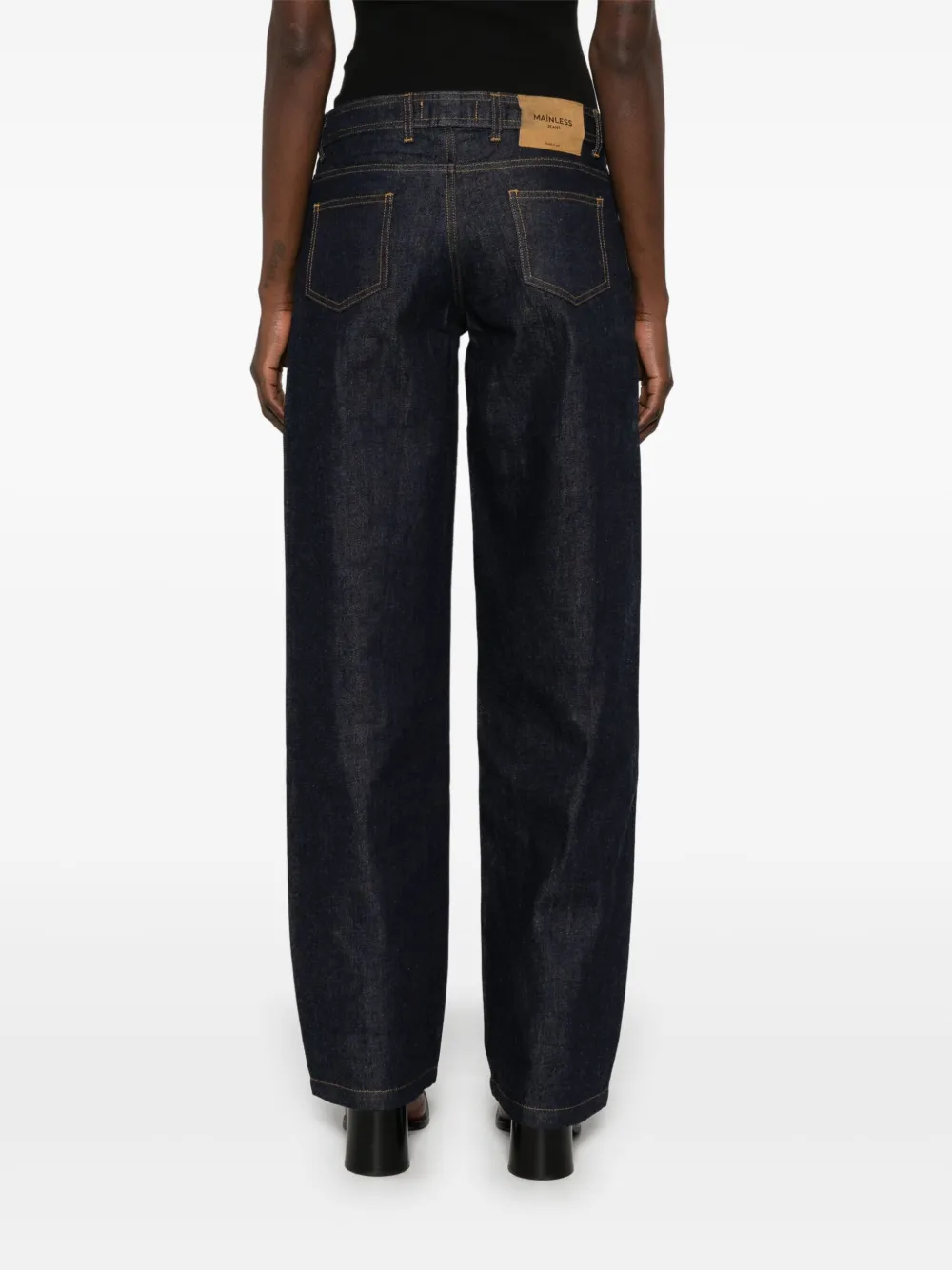 Mainless Low waist jeans Blauw