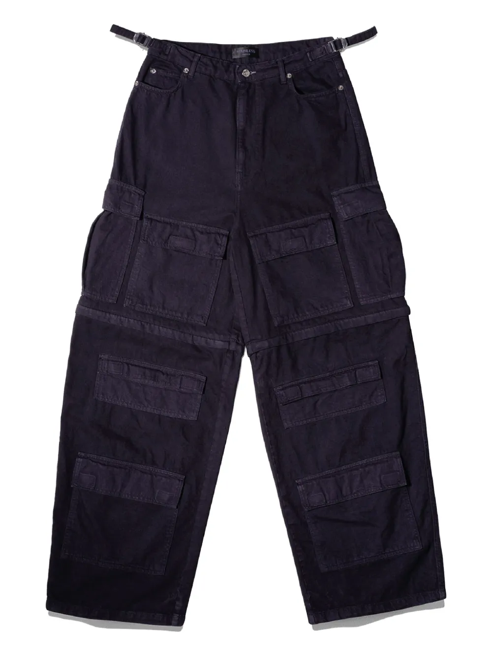 Mainless cargo trousers | Blue | Image 1