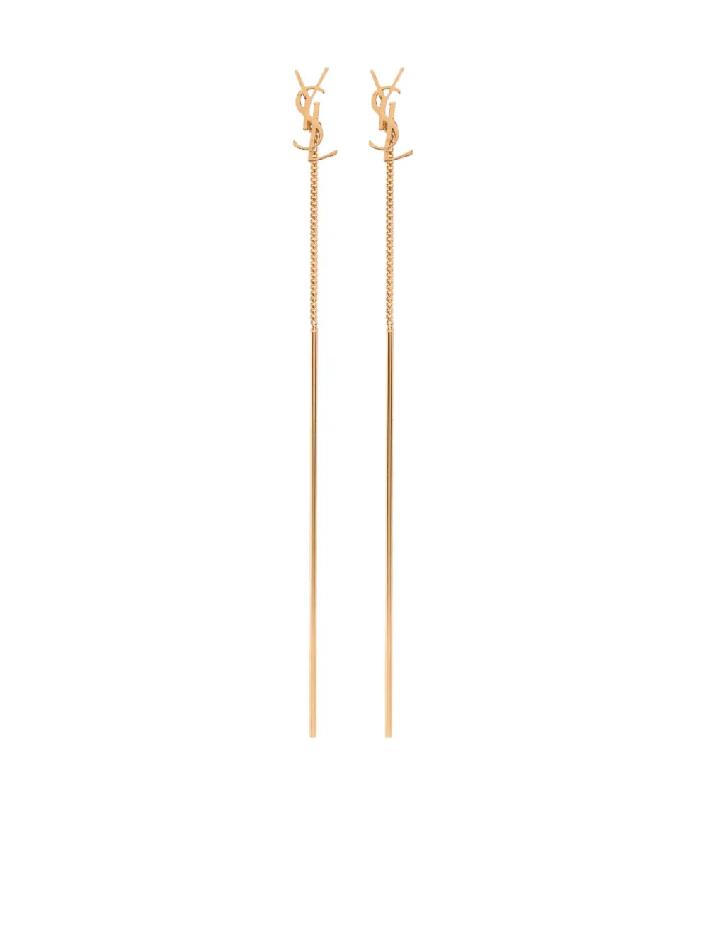 Saint Laurent Pre-Owned aretes Cassandre | dorado | Image 1