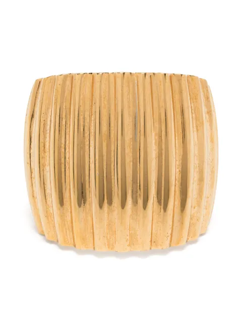 Saint Laurent Pre-Owned groove cuff bracelet