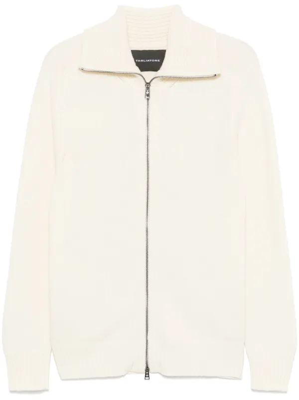 Tagliatore Kaleb Cardigan in Neutrals