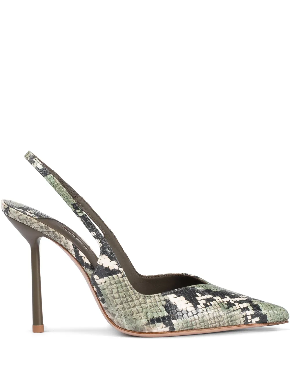 Le Silla 100mm Vivienne pumps Green