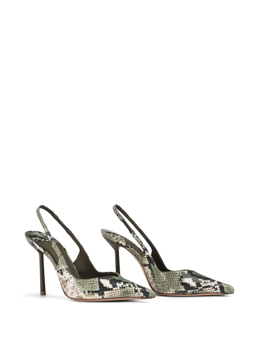 Le Silla 100mm Vivienne pumps Green