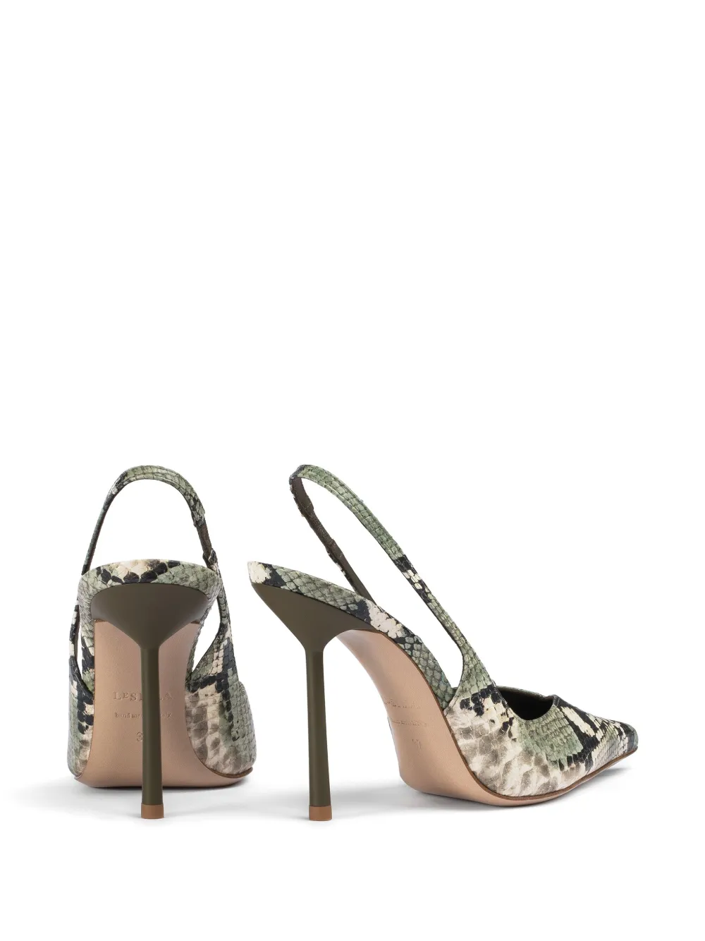 Le Silla 100mm Vivienne pumps Green