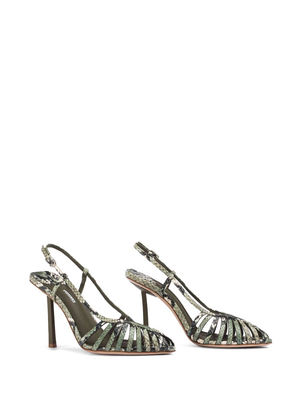 Le Silla Cage pumps Green