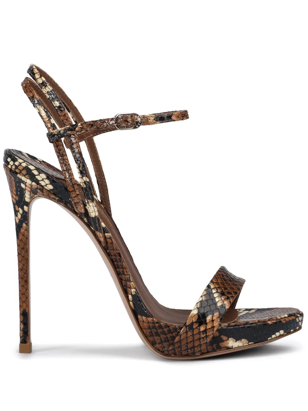 Le Silla 120mm Gwen sandals Brown