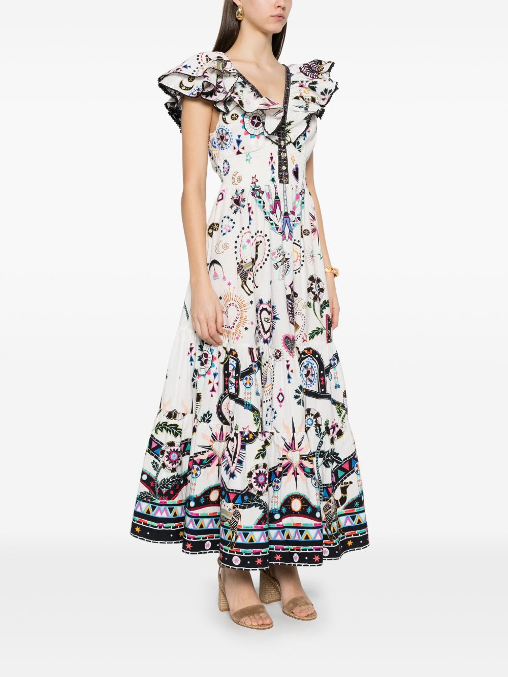 Camilla Maxi-jurk Wit