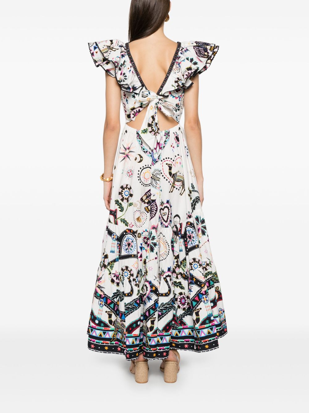 Camilla Maxi-jurk Wit