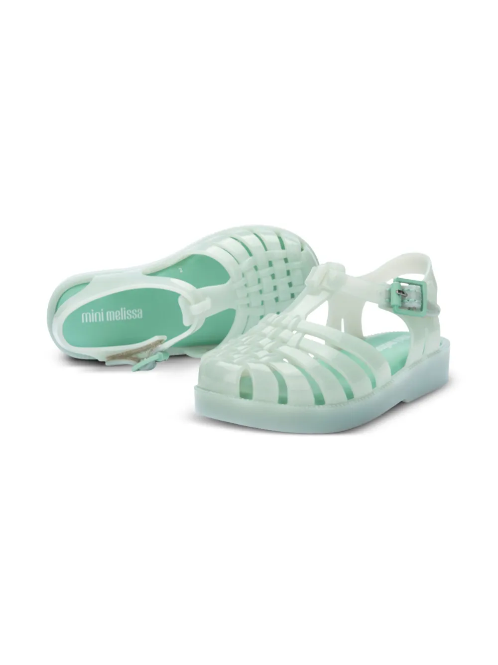 Mini Melissa Possession sandalen Groen