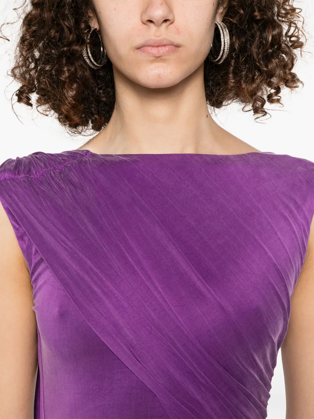 THE ANDAMANE Violante mini-jurk Paars