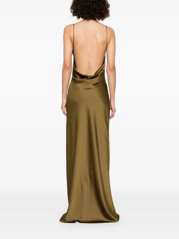 THE ANDAMANE Vera Maxi Dress | Green | FARFETCH UK