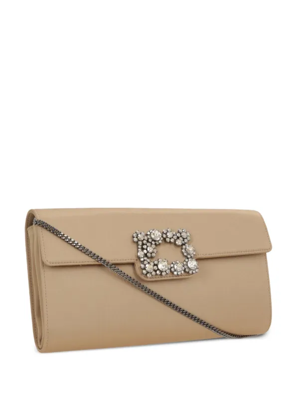 クラッチバッグ Roger Vivier 'Efflorescence' clutch Roger Vivier Efflorescence Clutch Bag | Neutrals | FARFETCH