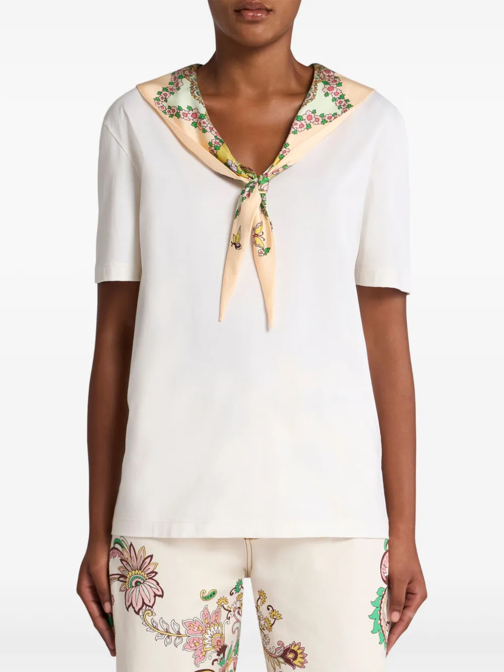 ETRO Katoenen T-shirt Wit