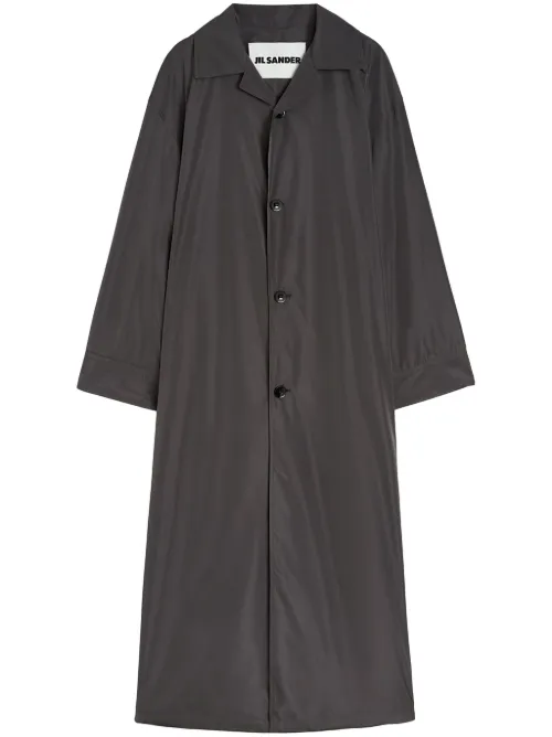 Manteau droit à simple boutonnage - Jil Sander - Modalova