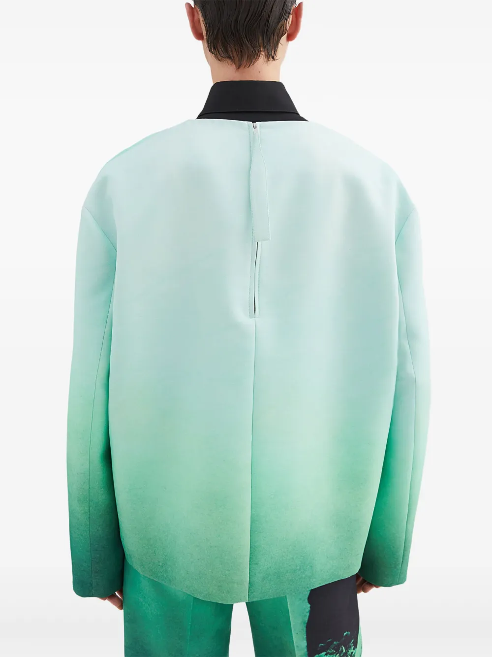 Jil Sander Top met grafische print Groen