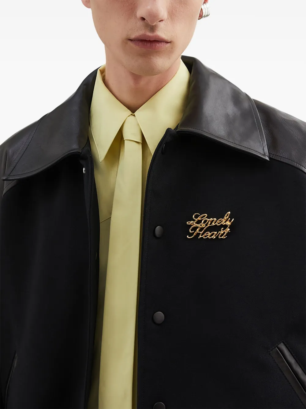 関税送料込★Jil Sander ゴールド 'Lonely Hearts' ブローチ Jil Sander Lonely Hearts ブローチ | ゴールドトーン | FARFETCH JP