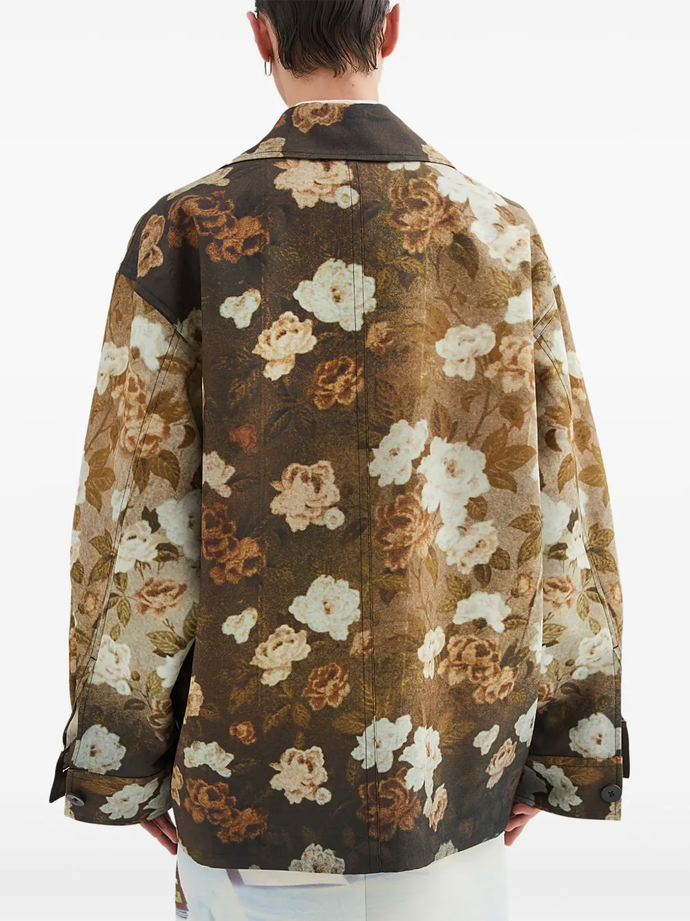 Jil Sander Jack met grafische print Geel