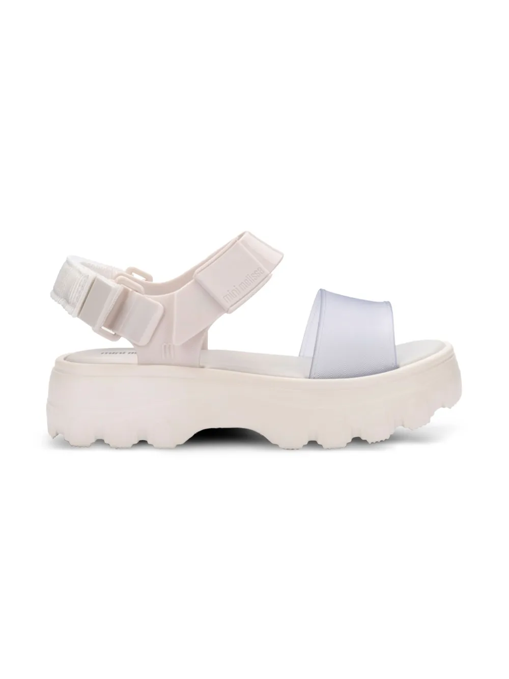 Mini Melissa Kick Off sandalen Wit