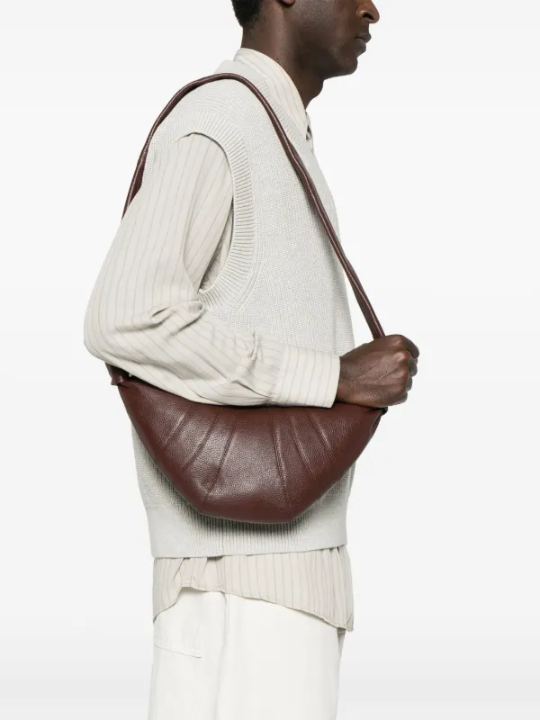 LEMAIRE Small Croissant Shoulder Bag | Brown | FARFETCH IN